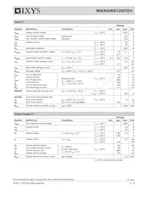 MIXA60WB1200TEH Datasheet Page 3