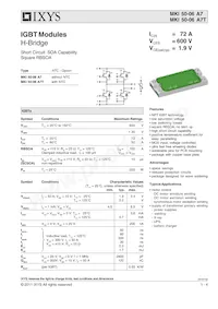 MKI50-06A7 Datasheet Cover
