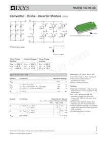 MUBW100-06A8 Datasheet Cover