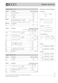MUBW100-06A8 Datasheet Page 2