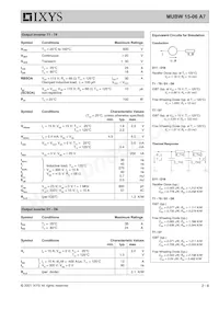 MUBW15-06A7 Datasheet Page 2