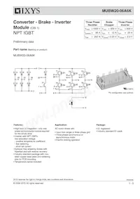 MUBW20-06A6 Datasheet Cover