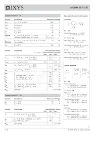 MUBW25-12A7 Datasheet Page 2