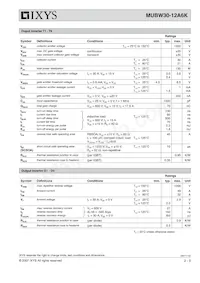 MUBW30-12A6 Datasheet Page 2