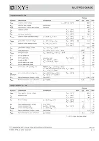 MUBW35-06A6 Datasheet Pagina 2