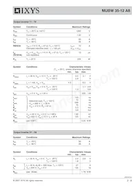 MUBW35-12A8 Datasheet Page 2