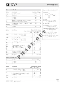 MUBW35-12E7 Datasheet Page 2