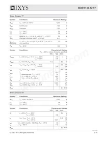 MUBW40-12T7 Datasheet Page 3