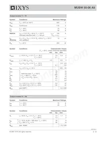 MUBW50-06A8 Datasheet Page 2