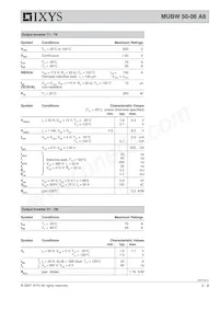 MUBW50-06A8 Datasheet Pagina 2