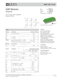 MWI100-12A8 Datasheet Copertura