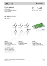 MWI15-12A7 Datasheet Cover