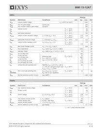 MWI15-12A7 Datasheet Page 2