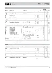 MWI25-12A7T Datasheet Page 2