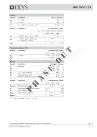 MWI300-12E9 Datasheet Page 2