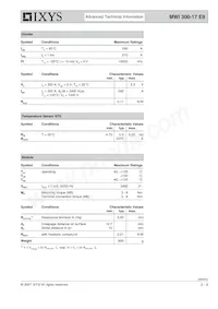 MWI300-17E9 Datasheet Page 2