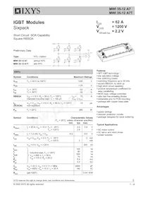 MWI35-12A7T Datasheet Cover
