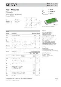 MWI50-12A7T Datasheet Cover
