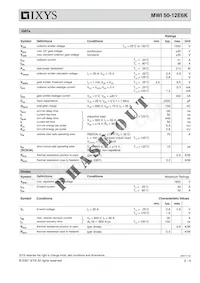 MWI50-12E6K Datasheet Pagina 2