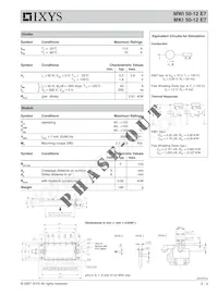 MWI50-12E7 Datasheet Page 2