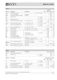 MWI60-12T6K Datasheet Page 2