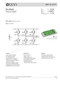 MWI75-12T7T Datasheet Copertura