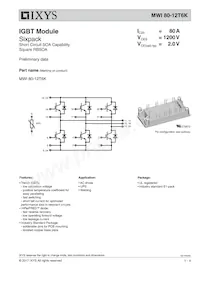 MWI80-12T6K Datasheet Cover