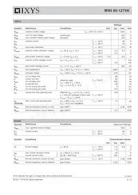 MWI80-12T6K Datasheet Page 2