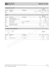 MWI80-12T6K Datasheet Page 3