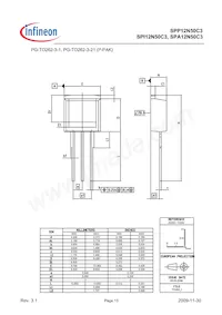 SPP12N50C3XKSA1數據表 頁面 13