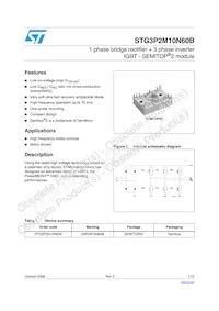 STG3P2M10N60B Datasheet Cover