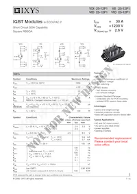 VIO25-12P1 Datasheet Cover