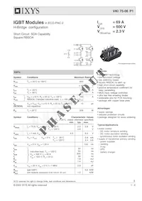 VKI75-06P1 Datasheet Cover