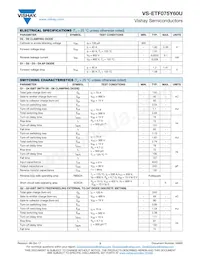 VS-ETF075Y60U Datasheet Page 3