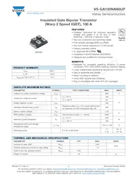 VS-GA100NA60UP數據表 封面
