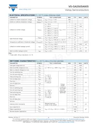 VS-GA250SA60S Datasheet Page 2