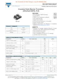 VS-GB75SA120UP Datasheet Cover