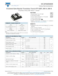 VS-GP250SA60S Datenblatt Cover