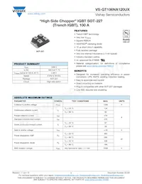 VS-GT100NA120UX Datasheet Copertura