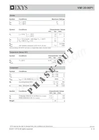 VWI20-06P1 Datasheet Page 2