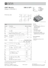 VWI6-12P1 Datasheet Copertura