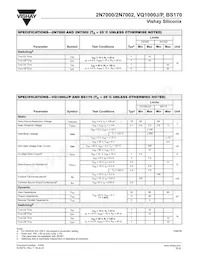 2N7002-T1-E3 Datasheet Page 3