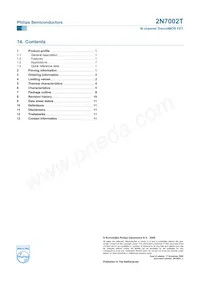 2N7002T Datasheet Pagina 12