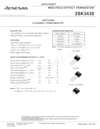 2SK3430-Z-E1-AZ Datasheet Pagina 3