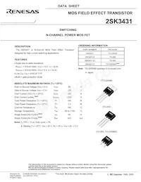 2SK3431-Z-E1-AZ數據表 頁面 3