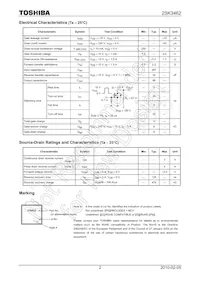 2SK3462(TE16L1 Datasheet Page 2