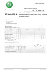 2SK4043LS數據表 封面