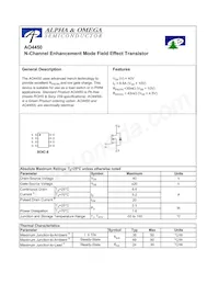 AO4450L Datenblatt Cover