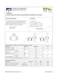 AO8807L數據表 封面