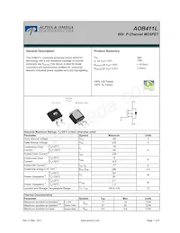 AOB411L_001 Datasheet Cover